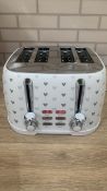 EGL HEARTS 4 SLICE TOASTER