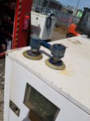 2 x Draper pneumatic air powered orbital sanders