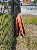 4 x traffic control fencing.