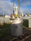 1 x 300L stainless steel mixing vessel ( wetted parts all 304 stainless steel ).