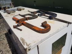 4 x various large G Clamps