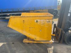 Forklift Tipping Skip for Counter Balance Forklift or Telehandler