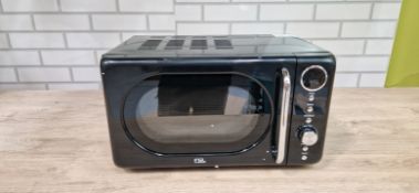 EGL RETRO 20 LITRE MICROWAVE - BLACK