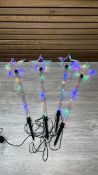 SET OF 5 LED STARS