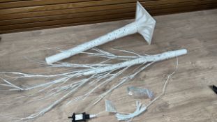 6FT WHITE LED BIRCH TREE