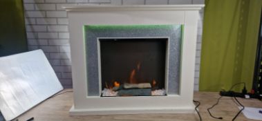 STUDIO SPARKLE ELECTRIC FIRE SUITE-CREAM