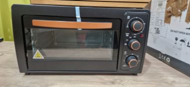 EGL 28 LITRE MINI OVEN-BLK & COPPER