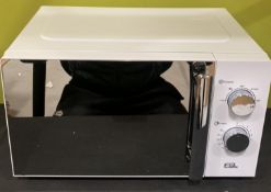 EGL VOGUE MIRRORED MICROWAVE-WHITE & CHR