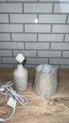 RIBBED TABLE LAMP 26CM NATURAL