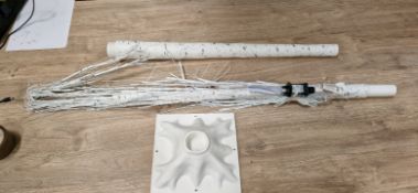 8FT WHITE LED BIRCH TREE