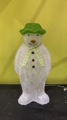 WHITE LED SNOWMAN