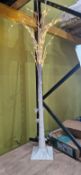 6FT WHITE LED BIRCH TREE