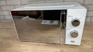 EGL VOGUE MIRRORED MICROWAVE-WHITE & CHR