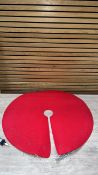 RED LED STAR TREE SKIRT