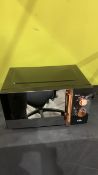 EGL VOGUE MIRRORED MICROWAVE-BLK & COPPR