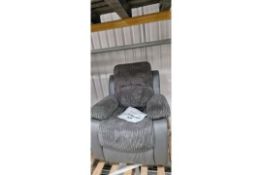 RISE RECLINER ARMCHAIR JUMBO CORD GREY