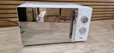 EGL VOGUE MIRRORED MICROWAVE-WHITE & CHR