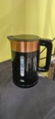 EGL VOGUE KETTLE AND 2 SLICE TOASTER-BLK