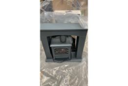 EGL SMALL STOVE FIRE SUITE - GREY