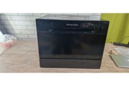 RUSSELL HOBBS TABLE TOP DISHWASHER - BLK