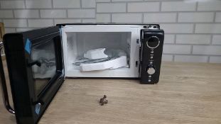 EGL RETRO 20 LITRE MICROWAVE - BLACK