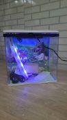 FISH TANK WITH LED LIGHT