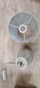 RIBBED TABLE LAMP 26CM NATURAL