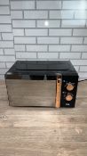 EGL VOGUE MIRRORED MICROWAVE-BLK & COPPR