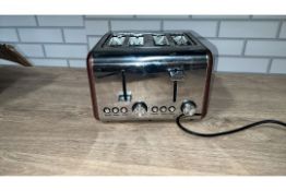 EGL CLASSIC 4 SLICE TOASTER - ROSE GOLD