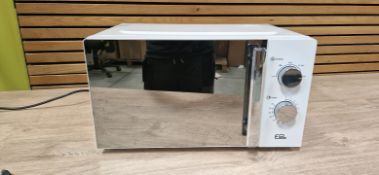 EGL VOGUE MIRRORED MICROWAVE-WHITE & CHR