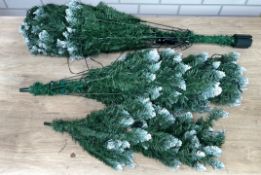 7FT FROSTED PRE-LIT MULTI LED TREE