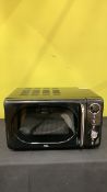 EGL RETRO 20 LITRE MICROWAVE - BLACK