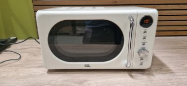 EGL RETRO 20 LITRE MICROWAVE - CREAM