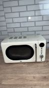 EGL RETRO 20 LITRE MICROWAVE - CREAM