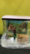 FISH TANK WITH LED LIGHT (BROKEN)