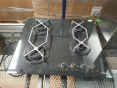 CDA HVG621BL 60cm Gas on Glass Hob