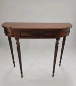 Arthur Brett of Norwich Mahogany Console Table