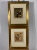 Set of 4 Charcoal Prints