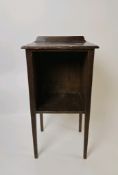 Antique Edwardian Mahogany Bedside Table