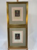 Pair of Lithograph Portraits