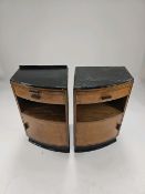 Art Deco Pair of Bedside Tables
