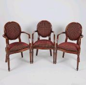 Trio of Regency Style Dining Chairs