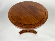 Bolero Walnut Pedestal Table