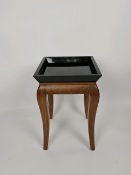 Wooden Side Table with Plastic Cap
