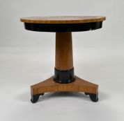 Large Pedestal Wood Table