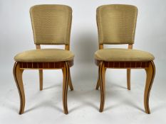 Pair of Espelette Honeycomb Dining Chairs