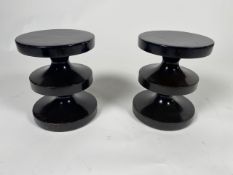 Pair of India Mahdavo Bishop Stools