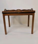 Georgian Style Mahogany Tray Table