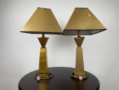Trio of Art Deco Style Table Lamps