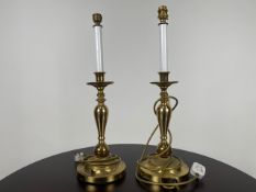Pair of Mid Century Bronze Table Lamps